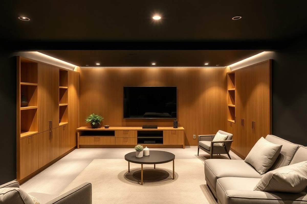 Lower Level Family Room — Basement Finishing · Ontario